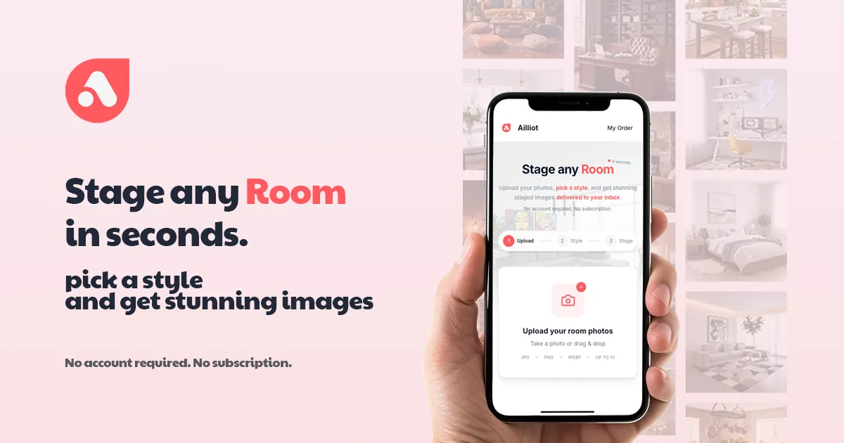 Ailliot – AI Virtual Staging for Real Estate