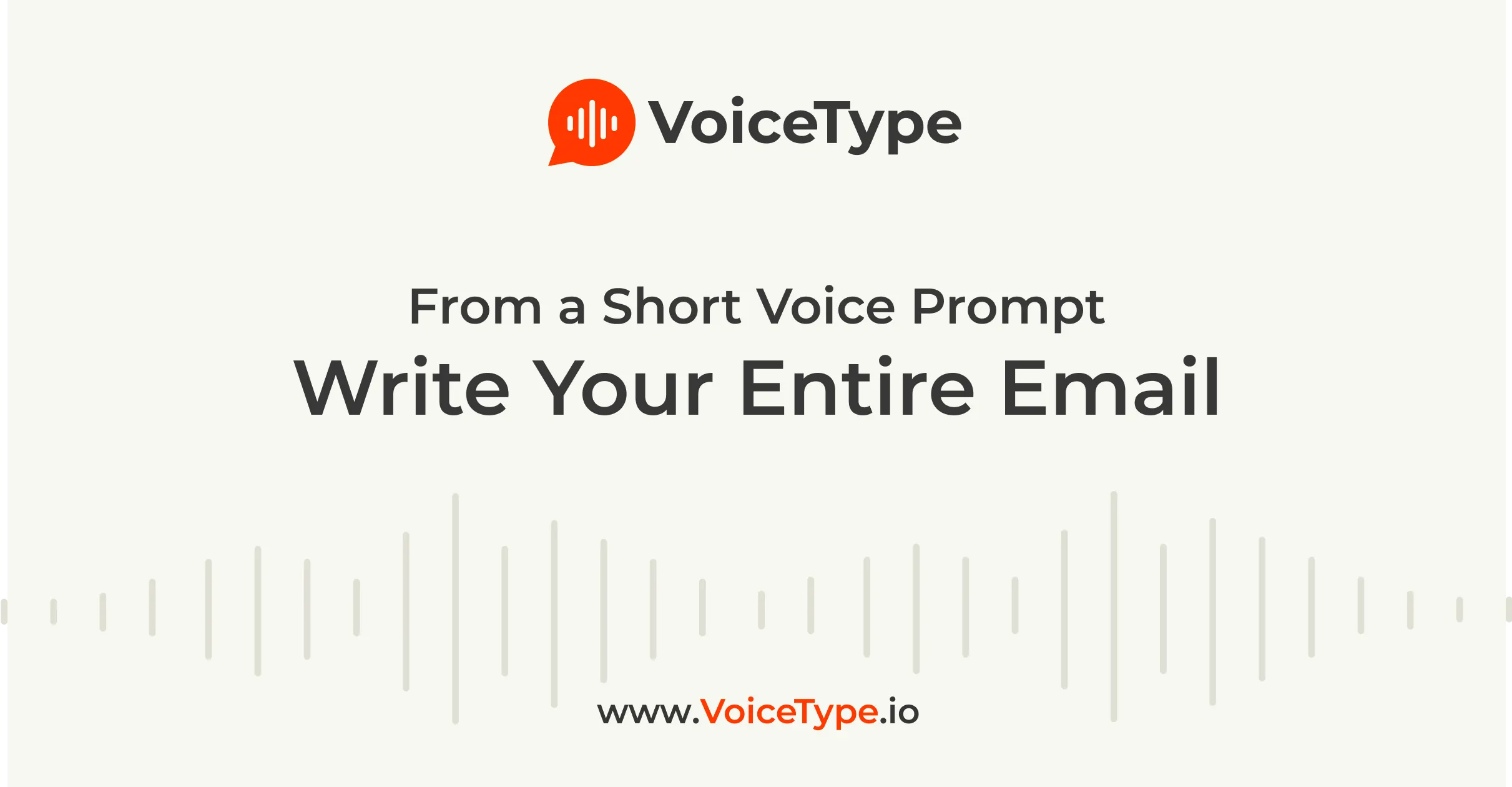 VoiceType – Asistente de IA para Emails Rápidos