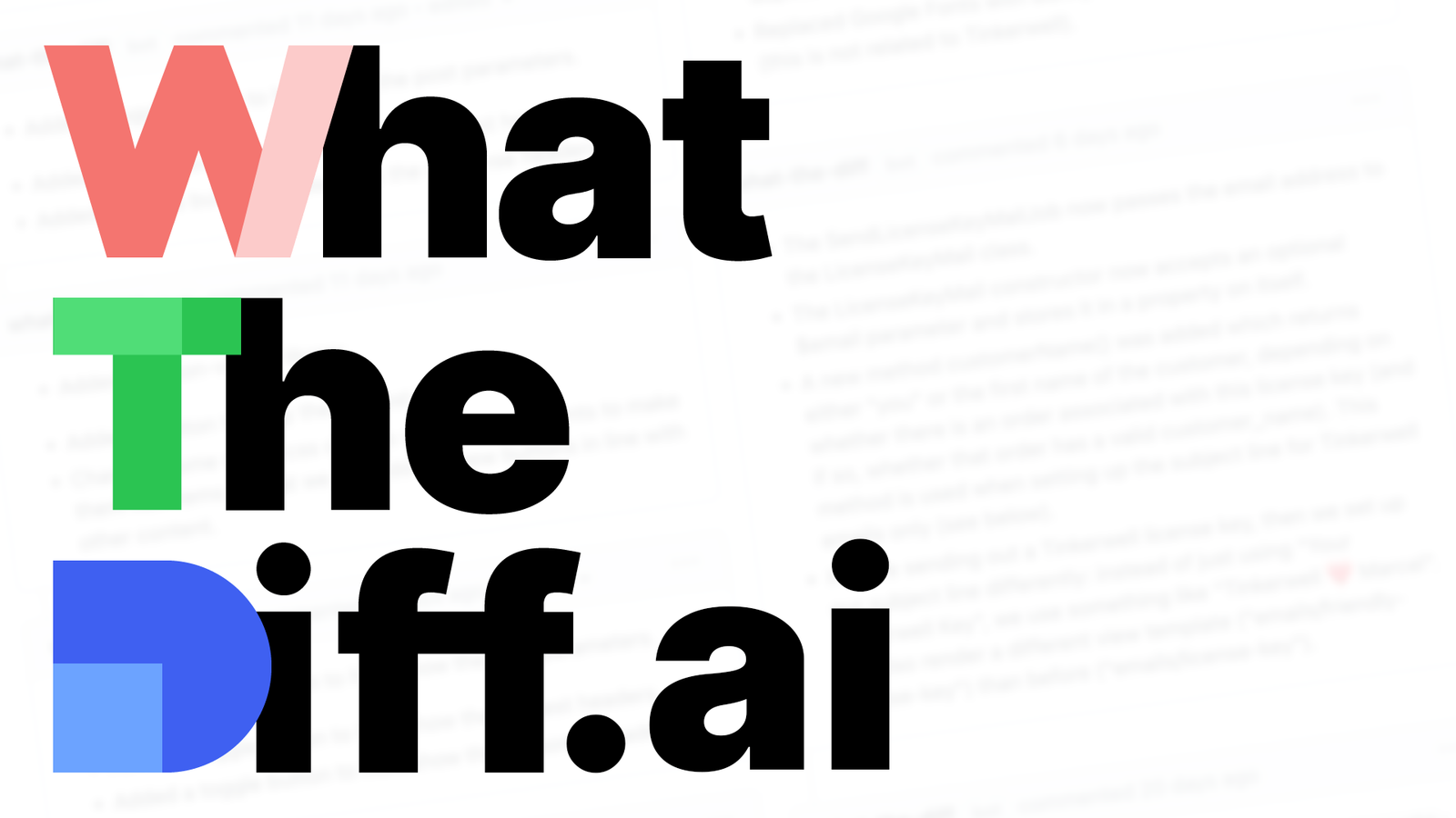 What The Diff – Asistente de Revisión de Código con IA