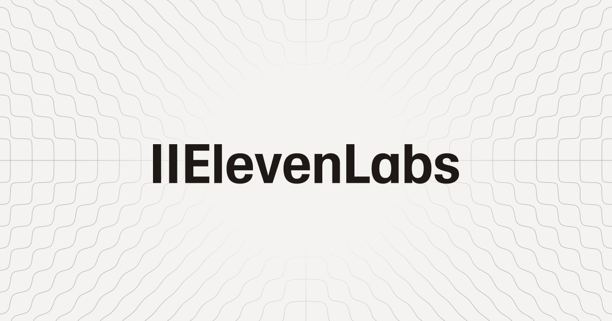 Generador de Voz AI y Plataforma de Agentes | ElevenLabs