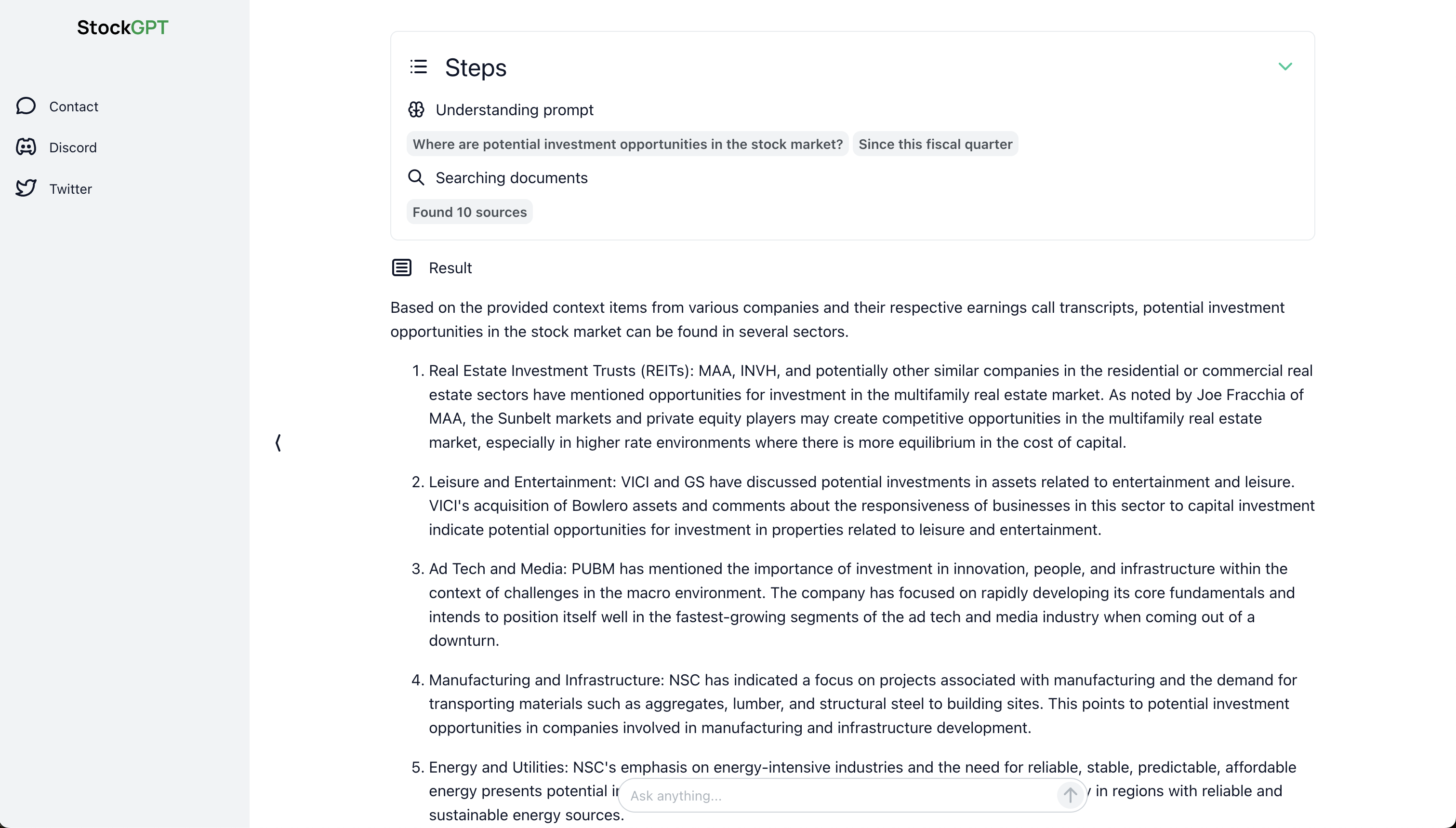 StockGPT – Análisis de Acciones con IA