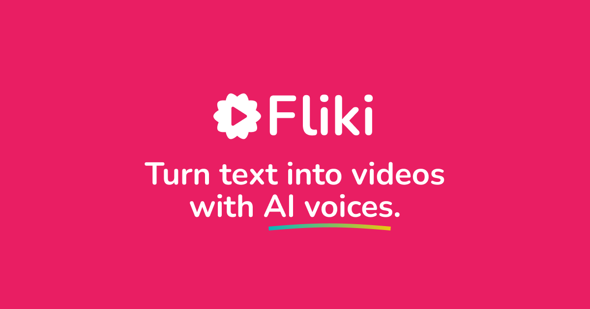 Fliki – Generador de Videos AI para Texto