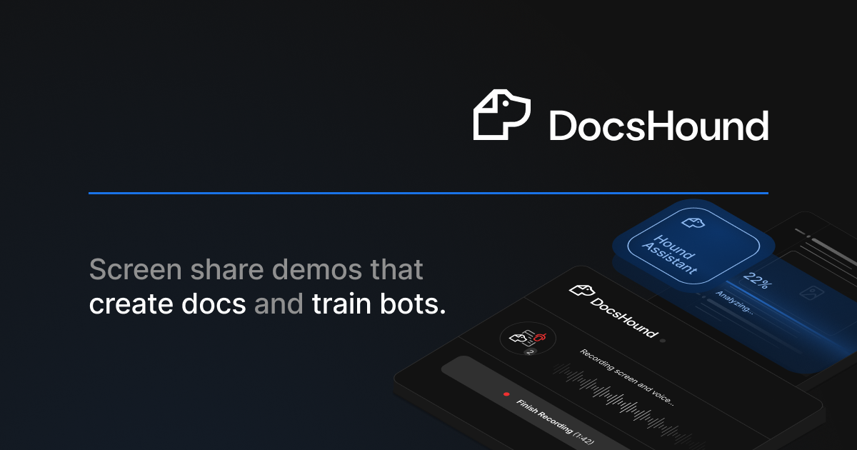 DocsHound | Plataforma de IA para Documentación Eficiente