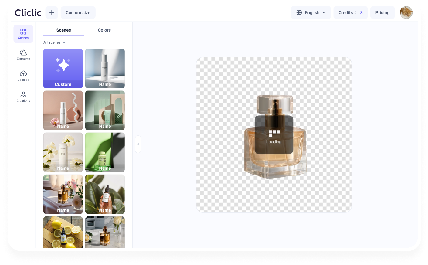 Editor de Fondos para Fotos de Productos con IA