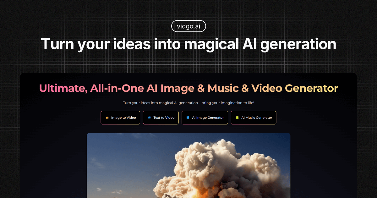 Vidgo AI: Generador de Videos a Partir de Imágenes