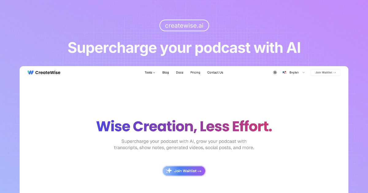 CreateWise AI: Generador de Contenido para Podcast