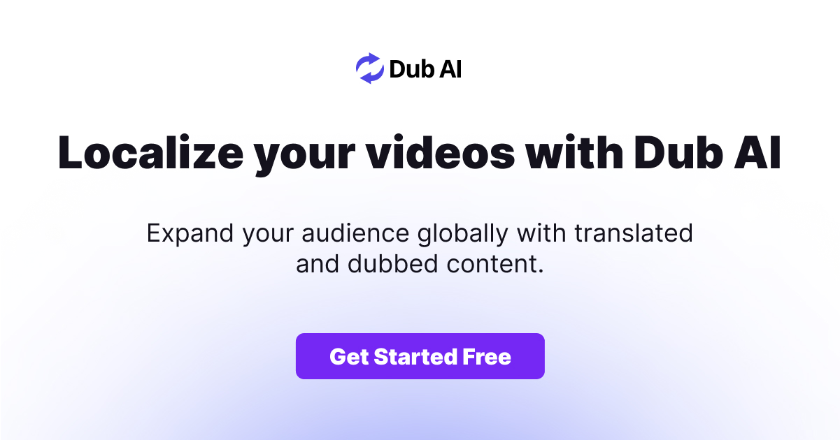 Dub AI – Localiza tus videos con inteligencia artificial
