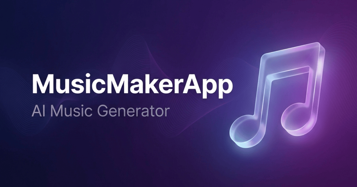 Music Maker App: Generador de Canciones AI para Música Libre de Regalías
