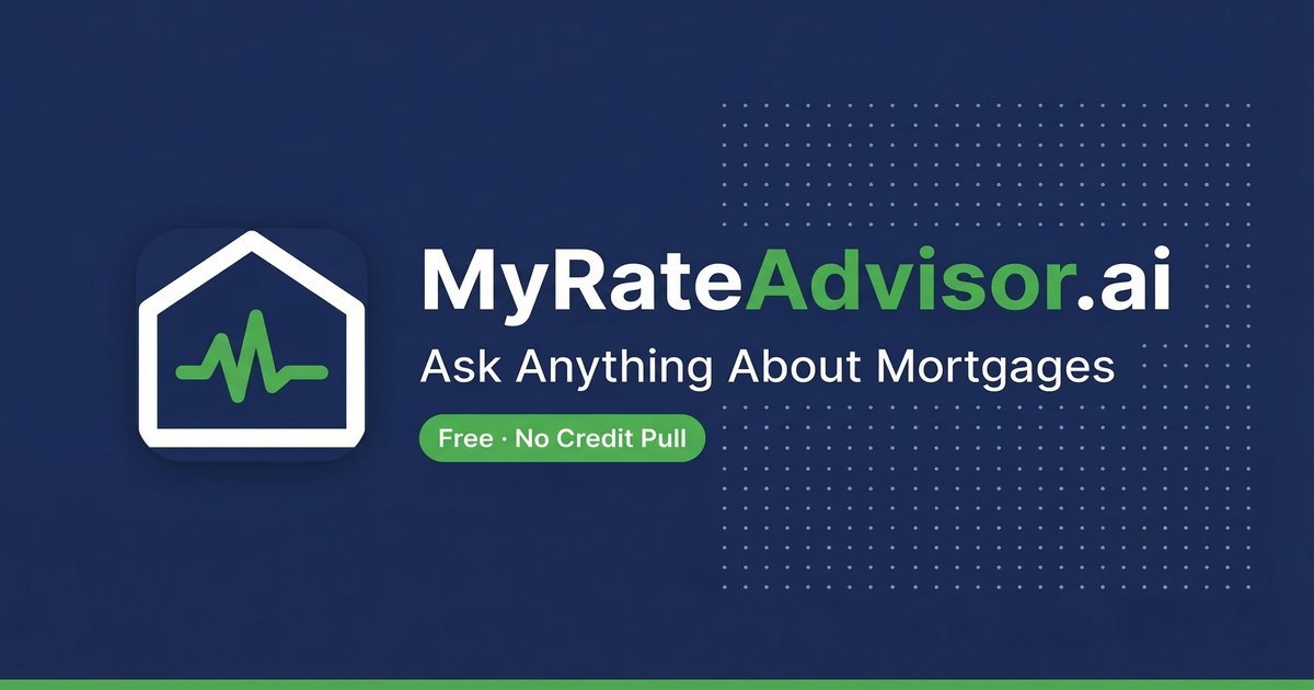 MyRateAdvisor.ai – Asesoría Instantánea en Hipotecas