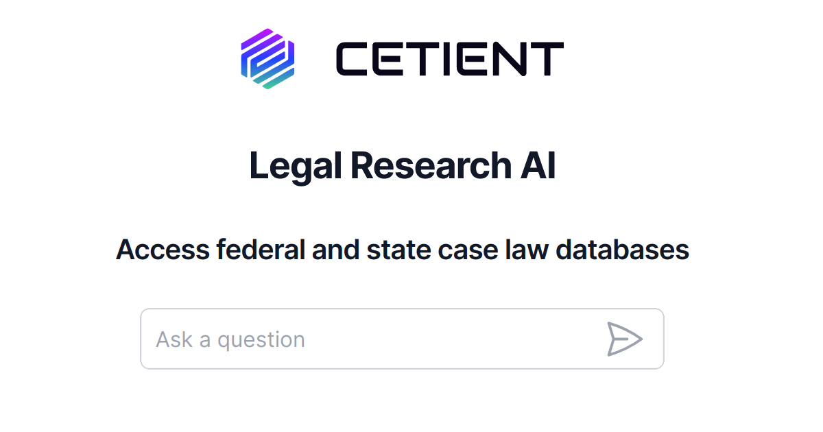 Cetient – Investigación Legal AI para Profesionales
