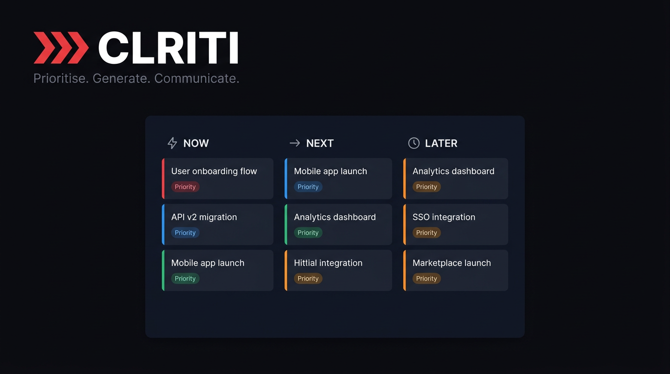 CLRITI – Herramienta de Roadmaps AI para Estrategias