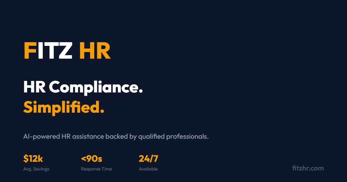 Fitz HR | Software de RRHH para la Hospitalidad en Australia