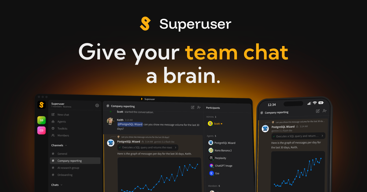 Superuser – Agentes para tu chat de equipo