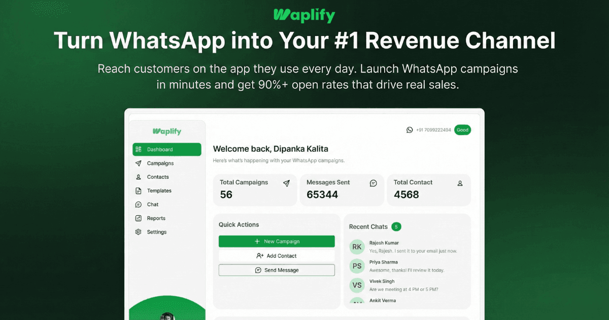 Waplify | Herramientas de Marketing en WhatsApp