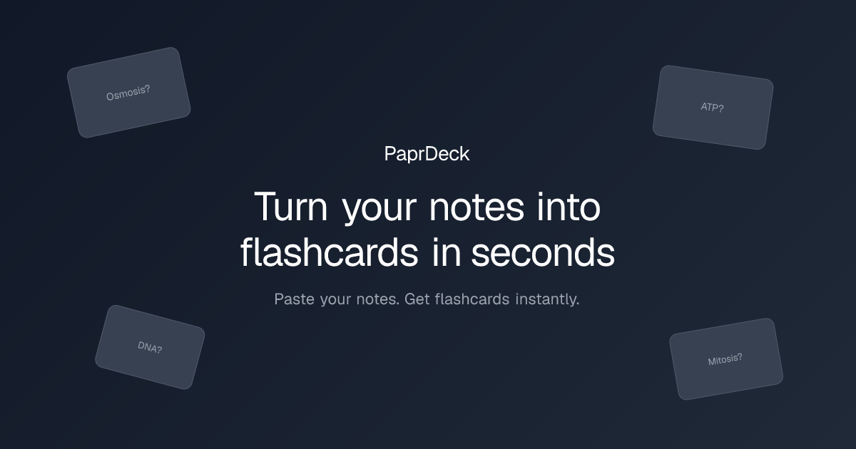 PaprDeck – Flashcards Instantáneas para Estudio Eficaz