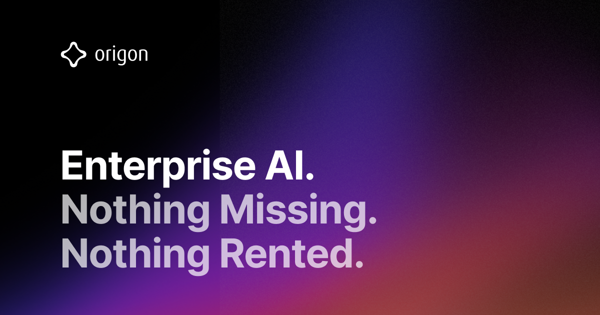 Origon — Infraestructura Inteligente para IA