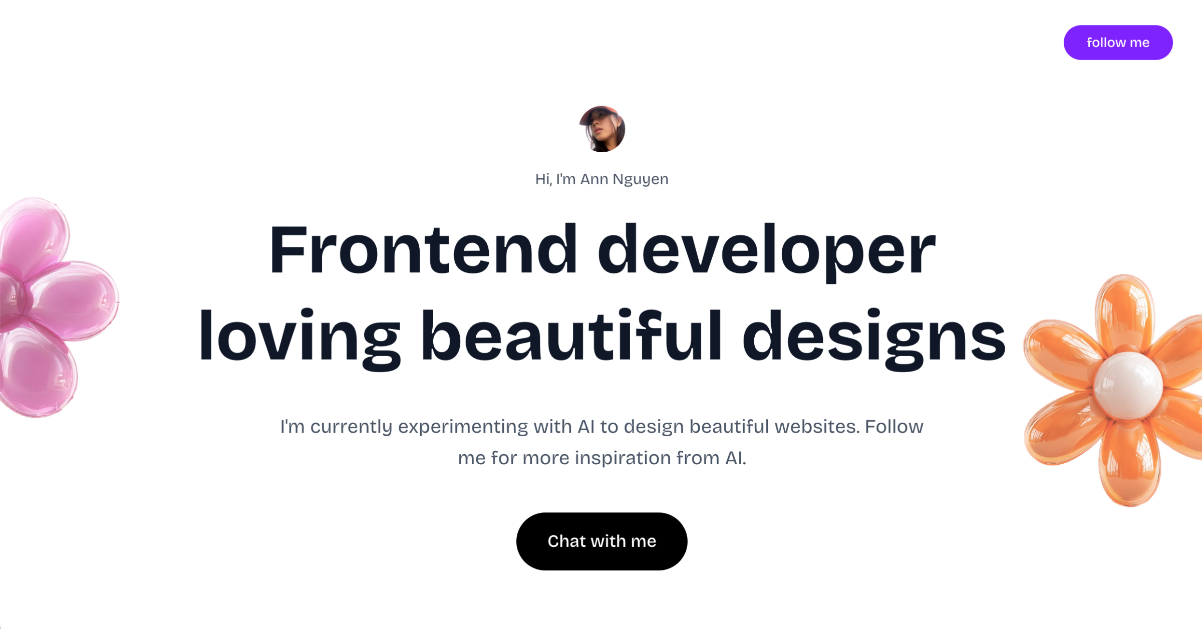 Ann Nguyen – Desarrolladora Frontend y Entusiasta del Diseño AI