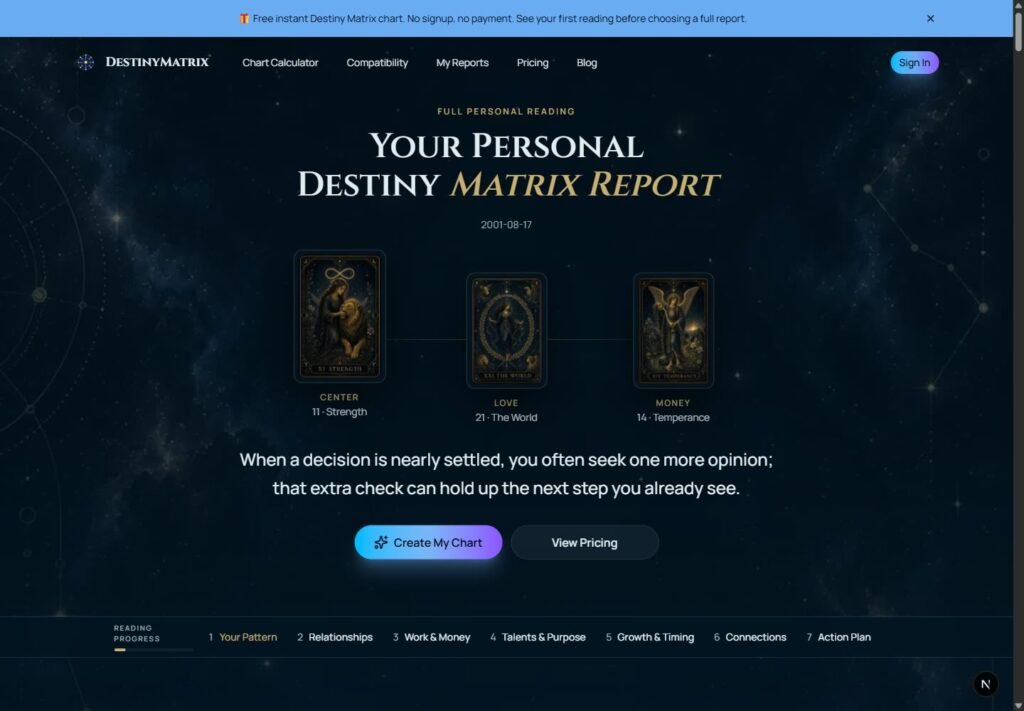 destinymatrix-ai-report-page